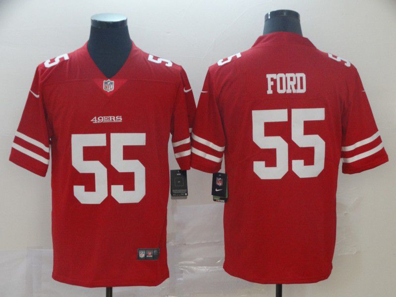 Men San Francisco 49ers #55 Ford Red Nike Vapor Untouchable Limited Player NFL Jerseys->san francisco 49ers->NFL Jersey